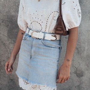 lala linen shift dress